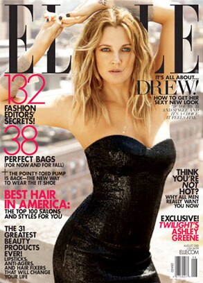 Drew Barrymore, Elle Magazine
