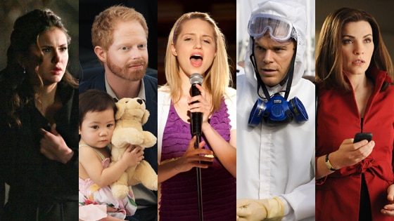 Nina Dobrev, Vampire Diaries, Jesse Tyler Ferguson, Modern Family, Diana Agron, Glee, Michael C. Hall, Dexter, The Good Wife, Julianna Margulies