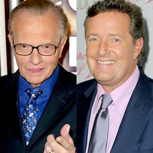 Larry King, Piers Morgan