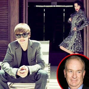 Kim Kardashian, Justin Bieber, Bill O'Reilly