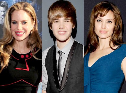 Angelina Jolie Justin Bieber. Kristin Bauer, Justin Bieber,