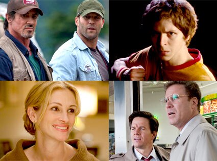The Expendables, Scott Pilgrim vs. The World, Eat, Pray, Love, The Other Guys