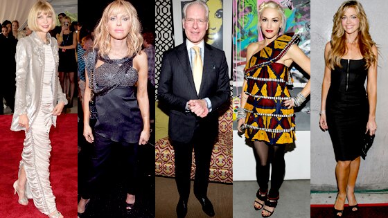 Anna Wintour, Courtney Love, Tim Gunn, Gwen Stefani, Denise Richards