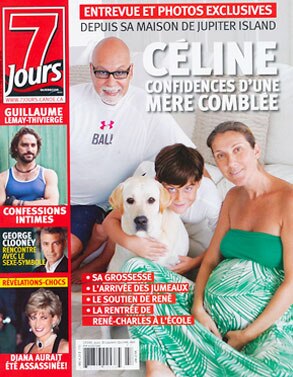 Celine Dion, 7 Jours Cover