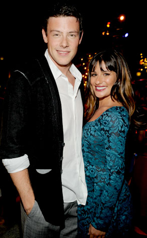 Cory Monteith Lea Michele Frank Micelotta FOX Good afternoon Gleeks