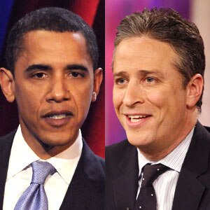 President Barack Obama, Jon Stewart 