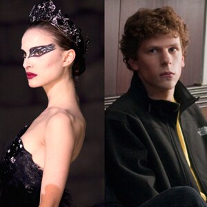 Natalie Portman, Black Swan, Jesse Eisenberg, The Social Network