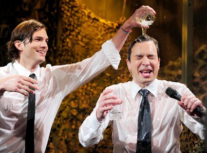 Ashton Kutcher, Jimmy Fallon