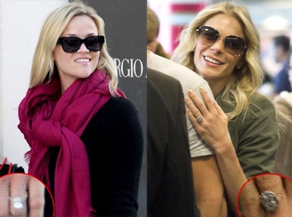 reese witherspoon engagement ring picture. Reese Witherspoon, LeAnn Rimes
