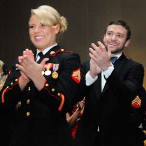 Justin Timberlake Parties at the Marine Corps Ball