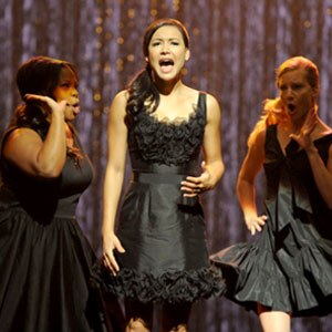 Glee, Amber Riley, Naya Rivera, Heather Morris