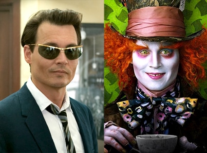 Johnny Depp, The Rum Diary, Alice In Wonderland