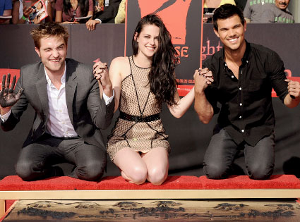 Robert Pattinson, Kristen Stewart, Taylor Lautner