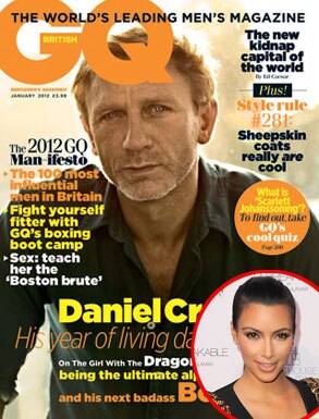 Gq, Daniel Craig, Kim Kardashian