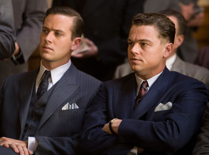 ARMIE HAMMER, LEONARDO DiCAPRIO, J. Edgar