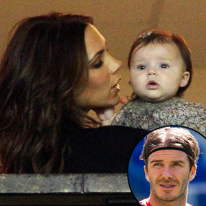 Victoria Beckham, Harper Beckham, David Beckham