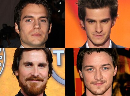 Henry Cavill, Andrew Garfield, Christian Bale, James McAvoy
