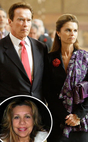 Maria Shriver, Arnold Schwarzenegger, Mildred, Patty Baena
