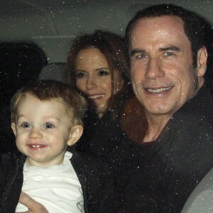 John Travolta, Benjamin Travolta, Kelly Preston