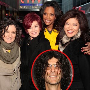 The Talk, Sara Gilbert, Sharon Osbourne, Aisha Tyler, Julie Chen, Howard Stern