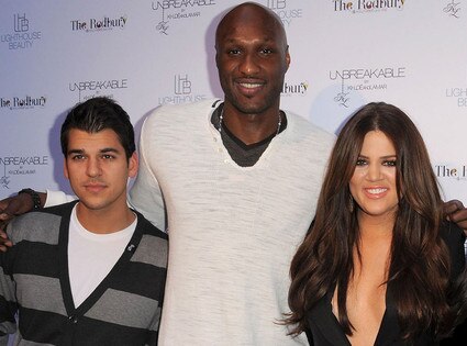 Rob Kardashian, Lamar Odom, Khloe Kardashian