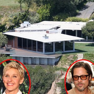 Brad Pitt, Ellen Degeneres Malibu Home