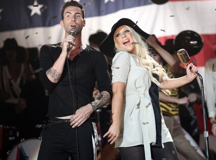Adam Levine, Maroon 5, Christina Aguilera