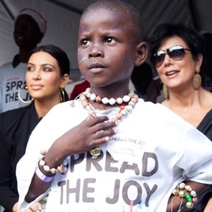 Kim Kardashian, Kris Jenner, Haiti