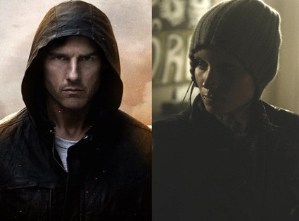 Tom Cruise, Mission Impossible, Rooney Mara, The Girl with the Dragon Tattoo