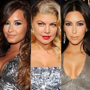 Demi Lovato, Kim Kardashian, Fergie