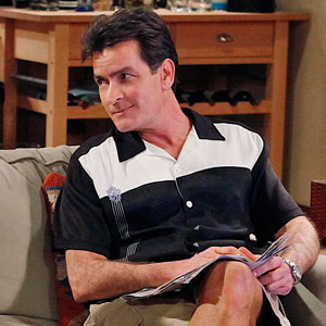 TWO AND A HALF MEN, Charlie Sheen