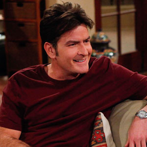 TWO AND A HALF MEN, Charlie Sheen