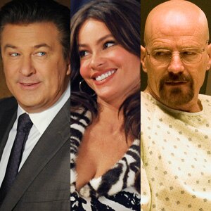 Alec Baldwin, 30 Rock, Sofia Vergara, Modern Family, Bryan Cranston, Breaking Bad
