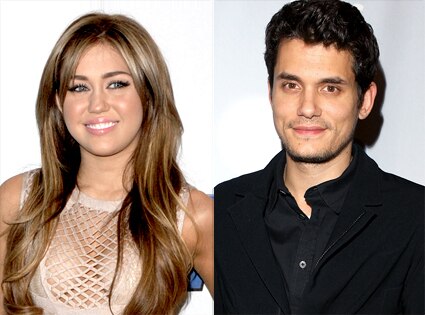 Miley Cyrus and John Mayer While it makes a certain sense isn't he like 15