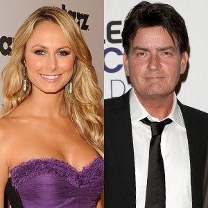Stacy Keibler, Charlie Sheen