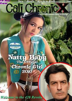 Natalie Kenly, Cali Chronic X, Charlie Sheen