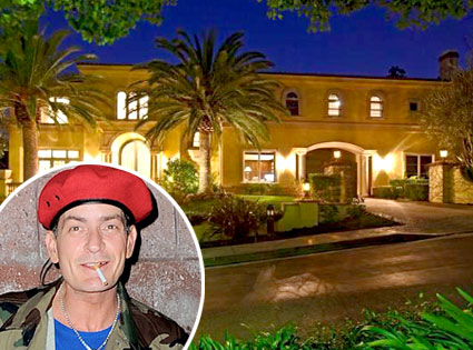 pictures of charlie sheen house. Charlie Sheen, Estate