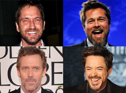 Brad Pitt, Gerard Butler, Robert Downey Jr., Hugh Laurie