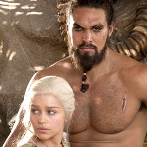 Game of Thrones, Emilia Clarke, Jason Momoa  