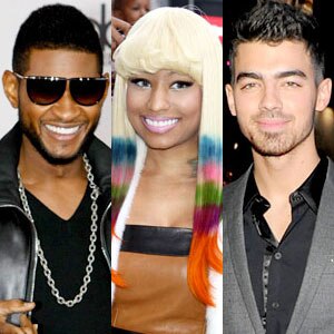 Usher, Nicki Minaj, Joe Jonas