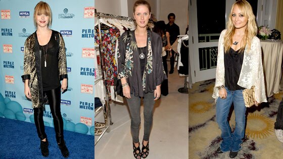 nicole richie casual clothes. Nicky Hilton went casual chic