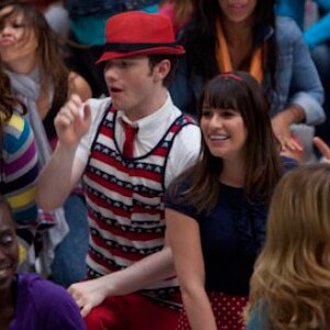 Glee, Chris Colfer, Lea Michele
