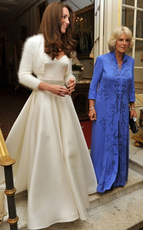 Kate Middleton Debuts Second Wedding Dress as New Round of Partying Begins