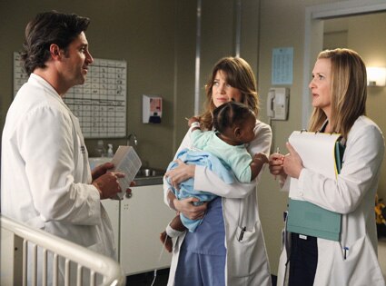 Greys Anatomy, Parick Dempsey, Ellen Pompeo, Jessica Chapshaw