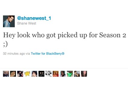 Shane West, Twitter