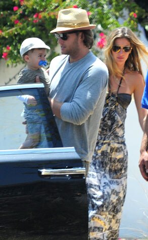 Tom Brady, Benjamin Brady, Gisele Bundchen