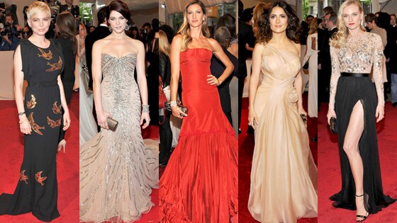 Michelle Williams, Ashley Greene, Gisele Bundchen, Salma Hayek, Diane Kruger