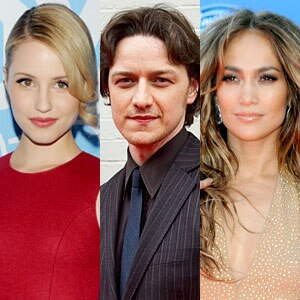 Diana Agron, James McAvoy, Jennifer Lopez