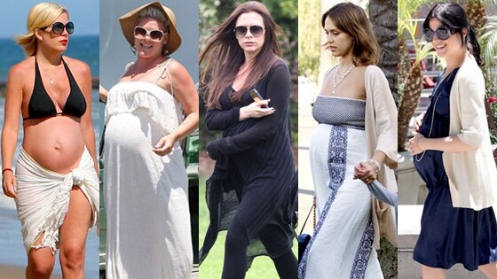Tori Spelling, Pink, Victoria Beckham, Jessica Alba, Selma Blair