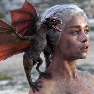 Game of Thrones, Emilia Clarke, Dragon